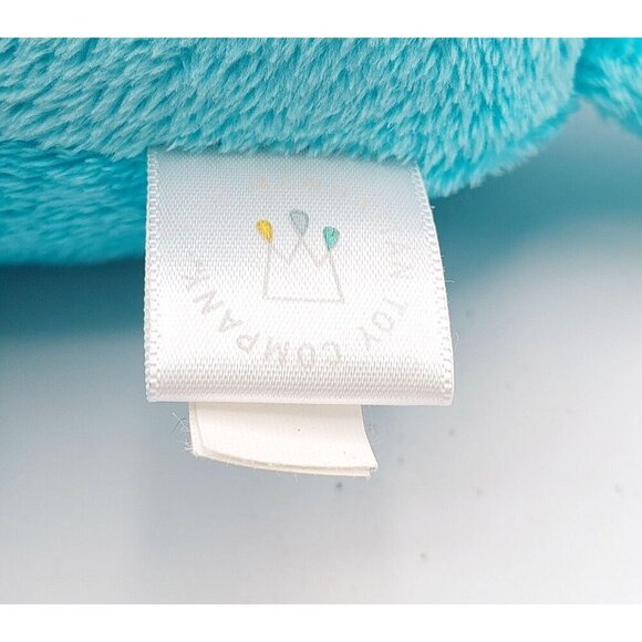 Manhattan Toy Co Blue Gray Hippo Holding Circle Rattle Plush  15" - Picture 4 of 4